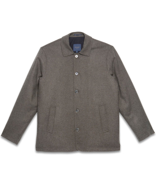 Guide London Sage Wool-Blend Casual Jacket