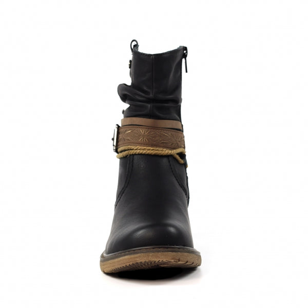 Lunar Veronica Black Waterproof Boot