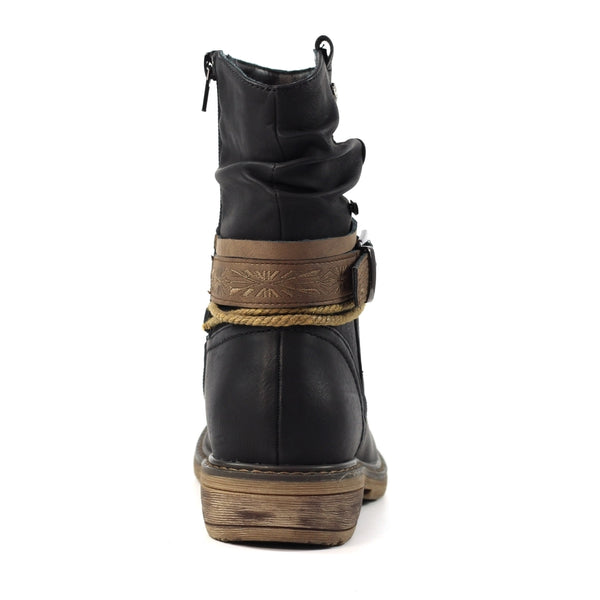 Lunar Veronica Black Waterproof Boot